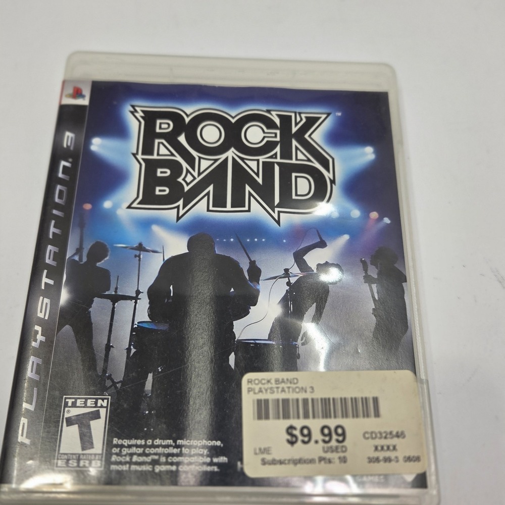 Rock‎ Band PS3 PlayStation 3 Game Complete CIB Tested Clean Disc MTV Games EA